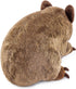 Frankiezhou Home 12' Lifelike Wombat Stuffed Animal, Soft Crawling Wombat Plush Toy, Unique Plushie Model Doll for Kids