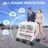 Double Stroller Rain Cover, Waterproof Weather Shield for Side by Side Baby Double Stroller, Twins Stroller Cover