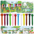 R&DLanci Animal Crayons for Toddlers, 11-colors Washable Crayon Set with Eraser & Drawing