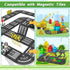 Magnetic Tiles Road Set, Magnet Tiles for Kids Ages 3-8, Montessori Educational STEM Creativity Toys for Toddlers