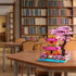 Create Your Own Tranquil Sakura Flower Pavilion, 1810pcs Micro Building Blocks, Exquisite Architecture Model