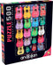 Anatolian 500 Piece Jigsaw Puzzle - Colored of Music, Brown/A
