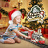 Set 4-8 20-Piece Set JQ JUQU Electric Train for Kids Ages with Lights and Music - Toy Train and Tracks for Children