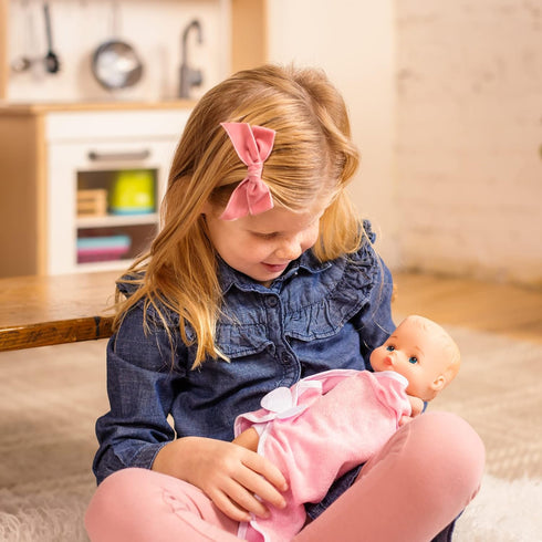 Softina Pink Toy Doll for Baby's First Bathtime, Lifelike Features, Machine Washable, Ages 1+