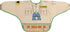 Dreambaby Food & Fun Character Bib Smocks, 2 Pack