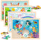 Wooden Princess Puzzles for Kids Age 3 4 5 Year Old, 4