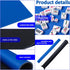 (Blue,31.5 inches), Large Mahjong Mat with Black Carrying Bag Anti Slip and Noise Reduction Table Cover for Mahjong