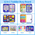 Gift,12-Page 24 1 Toddler Busy Board Montessori Toys, Busy Book for Toddlers, Boy Girl Birthday Activity Book