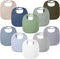 100% Cotton Muslin Baby Bibs 10-Pack Baby Drool Bibs for Unisex Baby