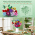 Set kiothdre Flower Bouquet for Adults, Botanical Collection Building Block Toy with Roses Sunflower for Teen Girls