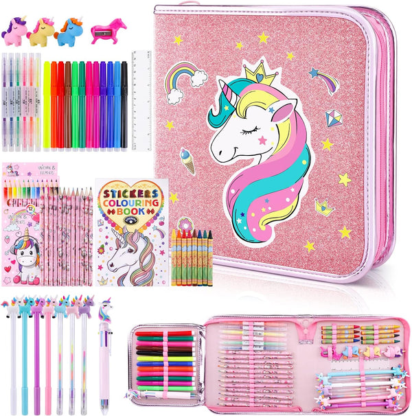 53PCS Fruit Scented Markers Set - Art Coloring Drawing Kits for Kids
