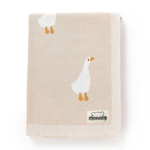 mimixiong Baby Blanket Knit Receiving Boys Girls Blanket Soft Cotton Neutral Blanke