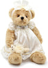 oitscute 16" Teddy Bears Baby Soft Plush Stuffed Animal Toy for Girls (White Lace)