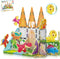 PicassoTiles Magnet Tiles Building Blocks, Dinosaur Theme Set with 8 Magnetized Action Figures, STEM Learning Activities