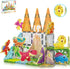 PicassoTiles Magnet Tiles Building Blocks, Dinosaur Theme Set with 8 Magnetized Action Figures, STEM Learning Activities