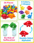 26PCS Dinosaur Alphabet Learning Toys for Toddlers 2-4, Montessori Educational Gifts for 2-4 Year Olds