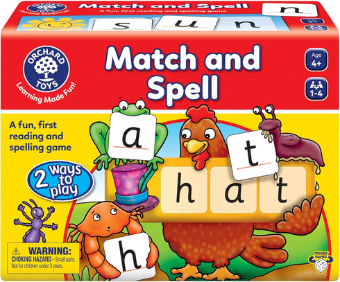 Orchard Toys Moose Games Match and Spell Game: A Fun First Reading and Spelling Game for Ages 4+