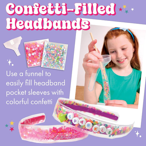 5 6+) Creativity for Kids Chic Boutique: DIY Headbands Craft Kit - Create Unique Designs for Girls | Spring Crafts