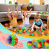 24 2.75 inch SHQDD PCS Stringy Balls, Sensory Stringy Ball, Soft Rainbow Pom Bouncy, Basket Stuffers Fillers, Monkey