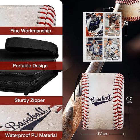 2024 Baseball Card Binder with Sleeves, 440 Pockets, Storage Protectors for Collectors, Boys and Girls Gift
