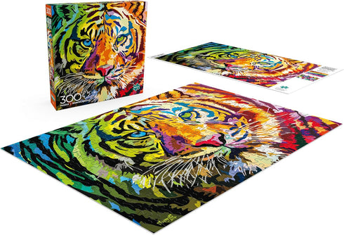 Buffalo Games 300 LARGE Piece Jigsaw Puzzle - Stripes of Color