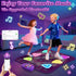 6-Button 5 3 4 5 6 7 8 9 10+ Dance Mat for Girls, Light-up Dance Pad with Wireless Bluetooth & Game Modes, Kids