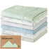 Organic Burp Cloths Baby Boy, Girl - 6-Pack Large 100% Cotton Burping