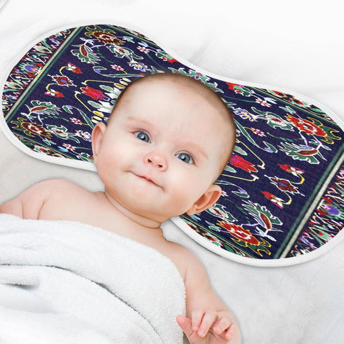 YETTASBIN Mexican Floral Muslin Baby Burp Cloth, Super Soft Absorbent Cotton Burp Rag Baby Bibs Feeding Cloth