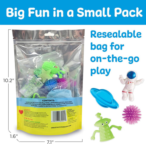 Creativity for Kids Sensory Pack: Outer Space - Toddler Activities & Sensory Bin Filler for Kids 3-4+
