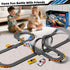 Glorryearst 4 Sets 7,8,9-12 Slot Car Racing Track for Kids with Cars Battery or Electric Powered Dual Racing Game