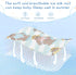 SyXIOP 28" 52" Cartoon Cute Seal Beach Vacation Cooling Baby Waterproof Crib Mattress Cover x Washable Padded Crib