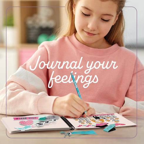 Pretty Me 8-14 Set DIY Journal Kit for Girls - Gift for Year Old Girl - Cool Birthday Gifts Ideas for Teens - Fun, Cute