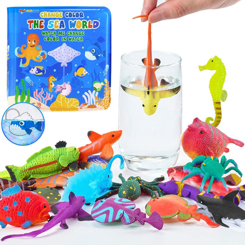 Staroud Color Changing No Hole Bath Toys for Kids Toddlers, Color Change Water