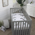 NoJo Baby-Saurus Nursery Fitted Crib Sheet - Roar White, Gray & Green Dinosaur Design