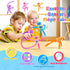 Robot Fidget Toys for Kids: 4 Pack LED Robotic Pop Tubes, Sensory Toy for Ages 2-8, Christmas Birthday Gifts