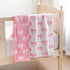 30 40 Inch SmoothNovelty Pink Bow Baby Throw Blanket Cute Dual Side Microfiber Newborn Girl Swaddle Blanket x Coquette