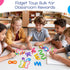 24Pcs Fidget Toys Bulk for Kids: Textured Silicone Sensory Sticks, Fidgets for Classroom Prizes, Birthday Party Favors