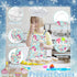 KAEGREEL Kids Baking Chef Set, Unicorn Apron and Mitt, 26pcs Kitchen Toys Cooking Set for Girls and Boys