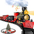 BainGesk Train Set, Christmas Train Set with Steam, Light and Sounds, Electric