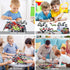 LELEMON Puzzles for Kids Ages 4-8, 100 Piece Jigsaw Puzzles in a Metal Box, Educational Puzzle Games