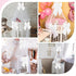 2 11 16 inch Riceshoot Pcs Large Crib Bows x Coquette Bow Decorations for Nursery Crib Canopy Bed Large Bow Room