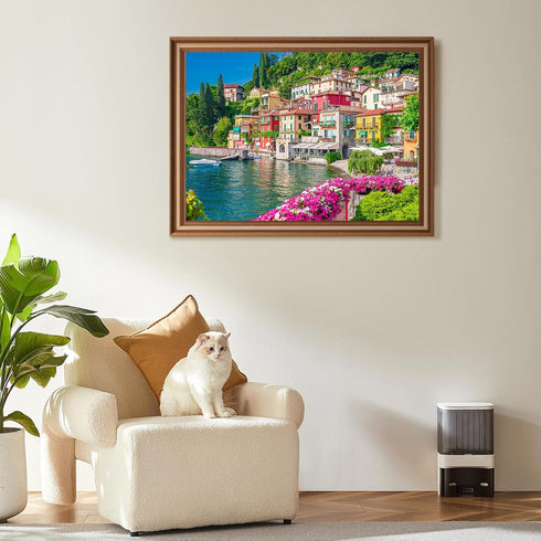 Jigsaw Puzzles for Adults - 1000 Piece Puzzle of Italy Famous Scenery - Lake Como