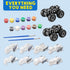 JOYIN Kids Craft Kit, Build & Paint Your Own Monster Car Art & Craft Kit, DIY Toy Set for Kids