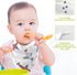 Burbuja 12x12 3 Pack Cartoon Airplane Baby Washcloths - Muslin Cotton Soft Absorbent Baby Towel for Newborn Baby