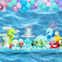 Irenare 2 Pieces Ocean Waves Plastic Tablecloth, 54 x 108 Inch Ocean Table Cover for Beach Pool Birthday Party