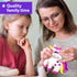 7 8 9 10 11 12 6 KRAFUN Unicorn Sewing Keyring Kit for Kids Age Learn Art & Craft, Includes Stuffed Animal Bear, Dog