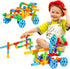 Pipe Building Toys, Early Learning Educational Tubular Pipes, Kids Building Blocks, STEM Toys for 3 year old + Boys and Girls, 72 Pcs Stim Toy Set