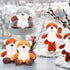 12 Pcs Cute Stuffed Animal Toy, 4 Inch Mini Plush Turtle Puppy Dog Pig Keychain for Birthday Party Favors