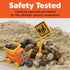 Creativity for Kids Sensory Bin: Construction Zone Playset, Excavator Toys for Boys Ages 3-5+ for Outdoor Fun