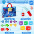 1 17 1 1 2 Montessori Toys for Year Old Boy Girl Birthday Gift, in Cloth Fishing Game with Stacking Cups, Color